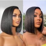 Perruque Bob lace front wigs 7x6