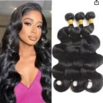 Mèches de cheveux humains Brésiliens ondulées 3 paquets