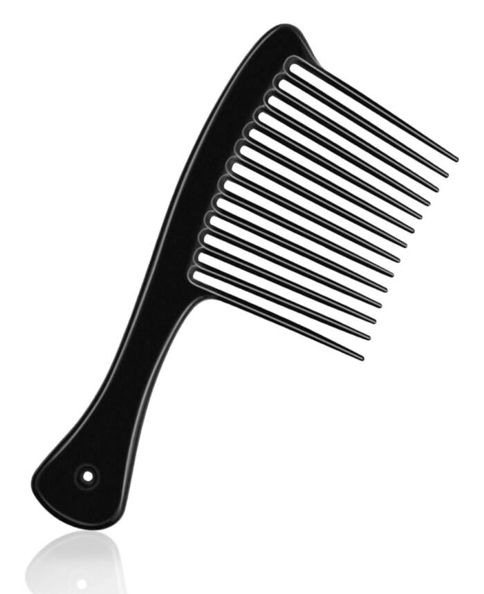 Peignes démêlant à dents larges noir – Image 1