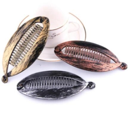 Lot de  3 barrettes à cheveux elegante en plastique